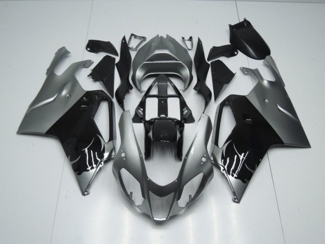 Grey and Black 2003-2006 Aprilia RSV1000 Motorcycle Fairings Grey and Black 2003-2006 Aprilia RSV1000 Motorcycle Fairings