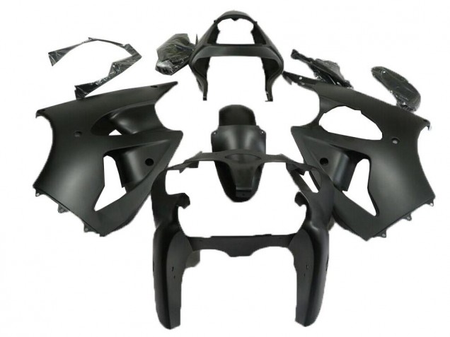 Matte Black 2000-2002 Kawasaki ZX6R Motorcycle Fairings Matte Black 2000-2002 Kawasaki ZX6R Motorcycle Fairings