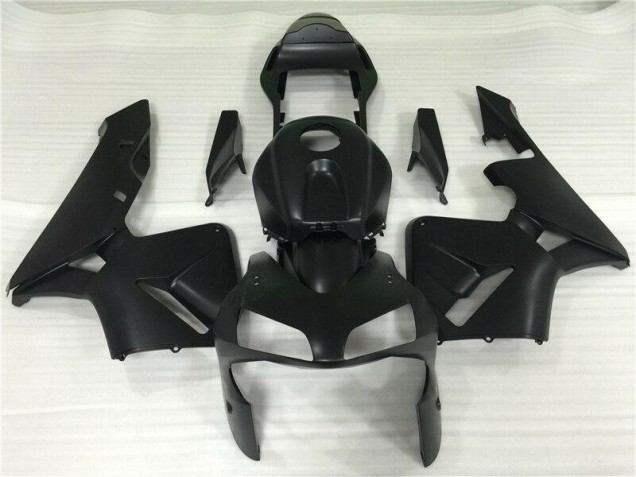 Matte Black 2003-2004 Honda CBR600RR Motorcycle Fairing Matte Black 2003-2004 Honda CBR600RR Motorcycle Fairing
