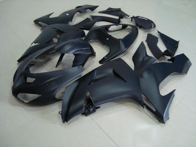 Matte Black 2006-2007 Kawasaki ZX10R Motorcycle Bodywork Matte Black 2006-2007 Kawasaki ZX10R Motorcycle Bodywork