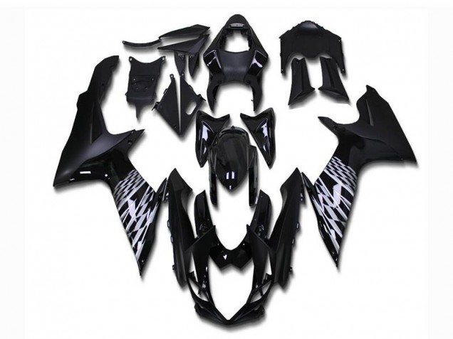 Matte Black 2011-2021 Suzuki GSXR 600/750 Motorcycle Fairings Matte Black 2011-2021 Suzuki GSXR 600/750 Motorcycle Fairings
