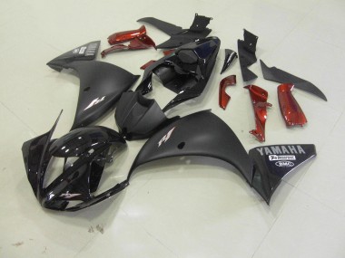 Matte Black 2012-2014 Yamaha YZF R1 Motorcycle Bodywork