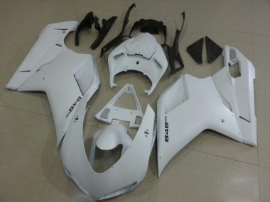 Matte White 2007-2014 Ducati 848 1098 1198 Motorcycle Fairings