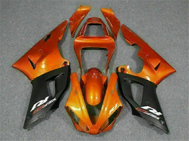 Orange 2000-2001 Yamaha YZF R1 Motorcycle Bodywork Orange 2000-2001 Yamaha YZF R1 Motorcycle Bodywork