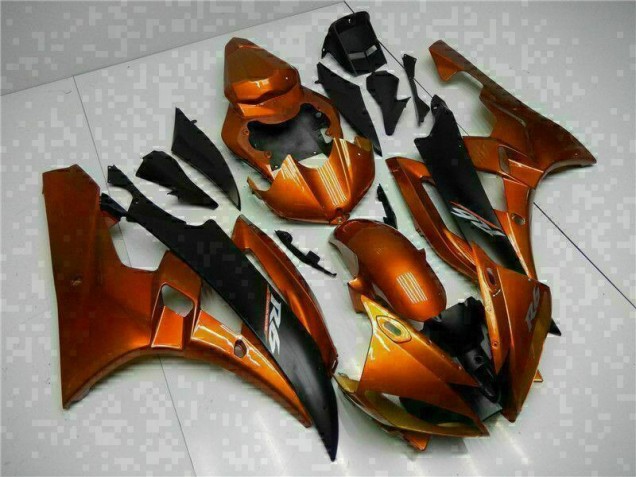 Orange 2006-2007 Yamaha YZF R6 Motorcycle Fairings Orange 2006-2007 Yamaha YZF R6 Motorcycle Fairings