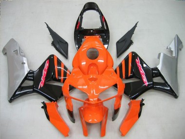 Orange Black 2005-2006 Honda CBR600RR Motorcycle Fairing & Bodywork