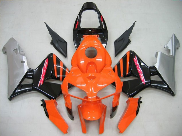 Orange Black 2005-2006 Honda CBR600RR Motorcycle Fairing & Bodywork Orange Black 2005-2006 Honda CBR600RR Motorcycle Fairing & Bodywork