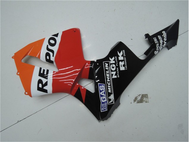 Orange Red Black Repsol 2003-2004 Honda CBR600RR Motorcycle Fairings Orange Red Black Repsol 2003-2004 Honda CBR600RR Motorcycle Fairings