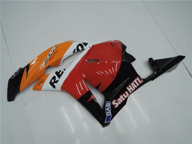 Orange Red Black Repsol 2009-2012 Honda CBR600RR Motorcycle Fairings
