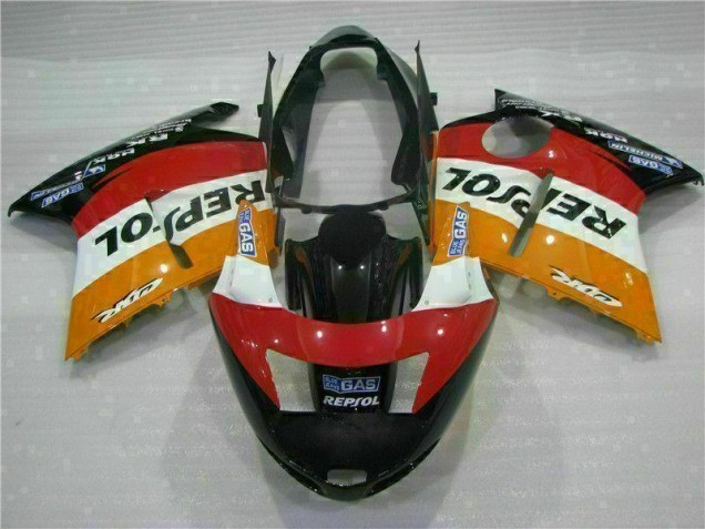 Orange Repsol 1996-2007 Honda CBR1100XX Motorcycle Fairings Orange Repsol 1996-2007 Honda CBR1100XX Motorcycle Fairings