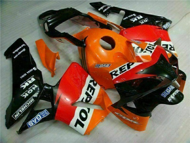 Orange Repsol 2003-2004 Honda CBR600RR Motorcycle Fairings
