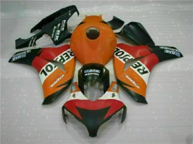 Orange Repsol 2008-2011 Honda CBR1000RR Motorcycle Fairings
