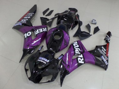 Purple Repsol 2006-2007 Honda CBR1000RR Motorcycle Fairings