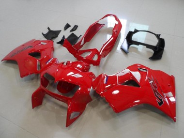 Red 1998-2001 Honda VFR800 Motorcycle Fairing