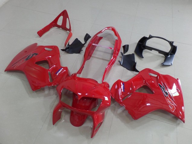 Red 1998-2001 Honda VFR800 Motorcycle Fairings Red 1998-2001 Honda VFR800 Motorcycle Fairings