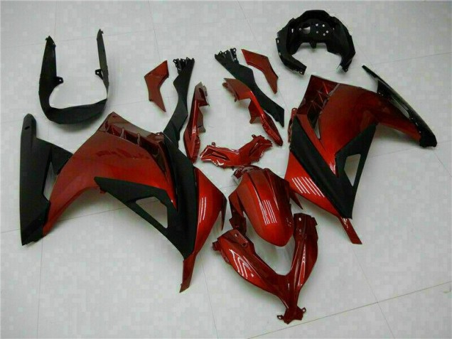 Red 2013-2016 Kawasaki EX300 Motorcycle Fairings Red 2013-2016 Kawasaki EX300 Motorcycle Fairings