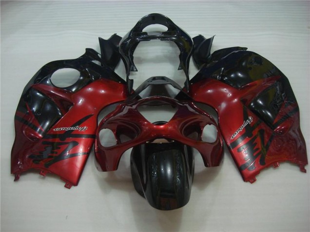 Red Black 1996-2007 Suzuki GSXR 1300 Hayabusa Motorcycle Fairing