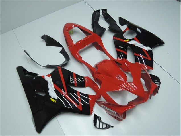 Red Black 2001-2003 Honda CBR600 F4i Full Motorcycle Fairing Kits