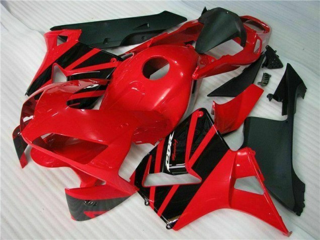 Red Black 2003-2004 Honda CBR600RR Motorcycle Fairing Kits Red Black 2003-2004 Honda CBR600RR Motorcycle Fairing Kits