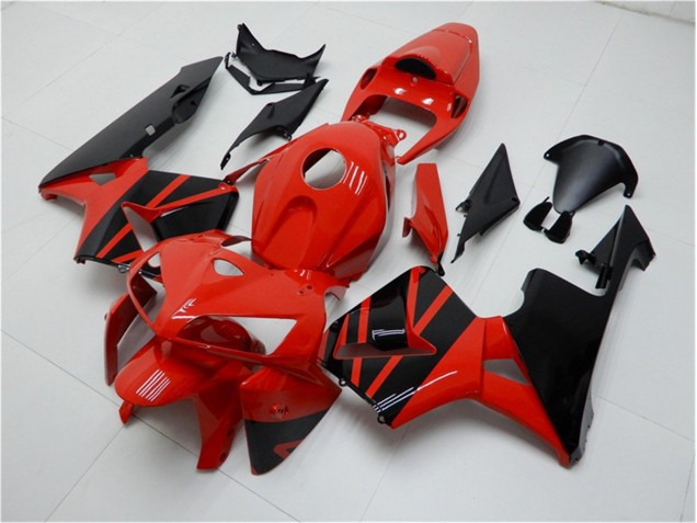 Red Black 2005-2006 Honda CBR600RR Motorcycle Fairing Kits Red Black 2005-2006 Honda CBR600RR Motorcycle Fairing Kits
