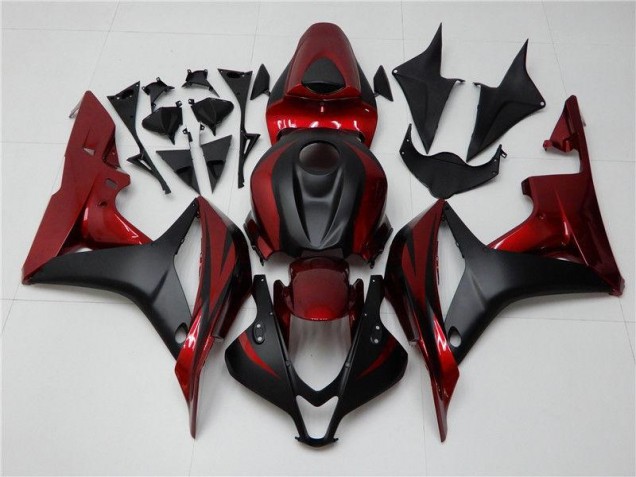 Red Black 2007-2008 Honda CBR600RR Motorcycle Fairing Red Black 2007-2008 Honda CBR600RR Motorcycle Fairing