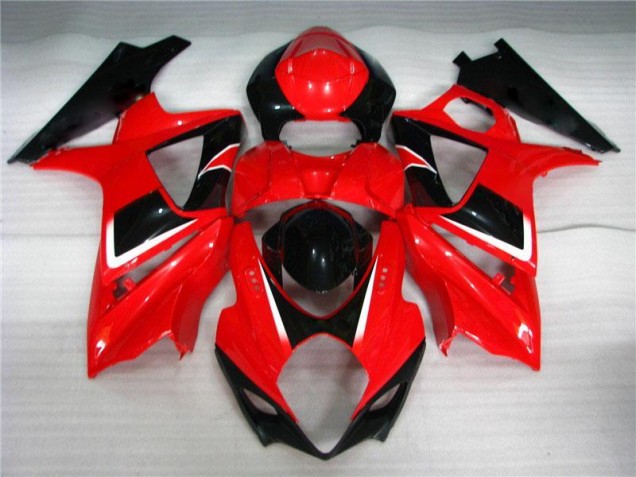 Red Black 2007-2008 Suzuki GSXR 1000 Motorcycle Bodywork