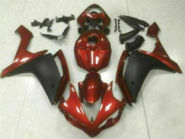 Red Black 2007-2008 Yamaha YZF R1 Motorcycle Fairings