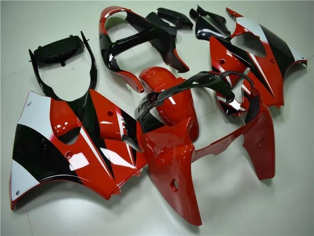Red Black White 2000-2002 Kawasaki ZX6R Motorcycle Fairings Red Black White 2000-2002 Kawasaki ZX6R Motorcycle Fairings