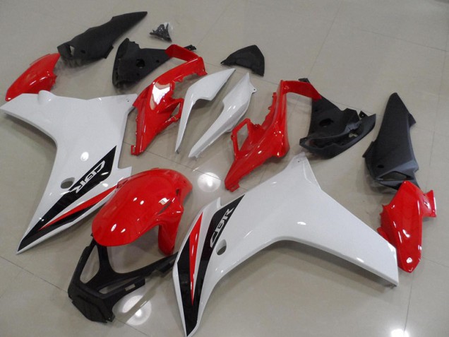 Red Black White 2011-2013 Honda CBR600F Motorcycle Fairings Red Black White 2011-2013 Honda CBR600F Motorcycle Fairings