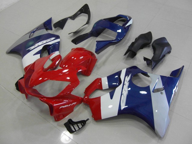 Red Blue Silver 2001-2003 Honda CBR600 F4i Motorcycle Fairings Red Blue Silver 2001-2003 Honda CBR600 F4i Motorcycle Fairings