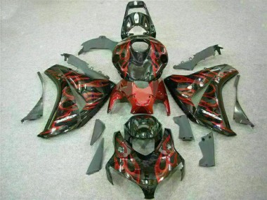 Red Flame 2008-2011 Honda CBR1000RR Motorcycle Fairing