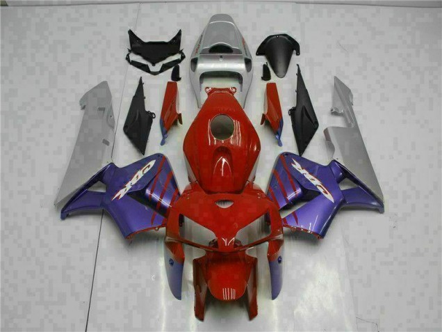 Red Purple 2005-2006 Honda CBR600RR Motorcycle Fairings Red Purple 2005-2006 Honda CBR600RR Motorcycle Fairings