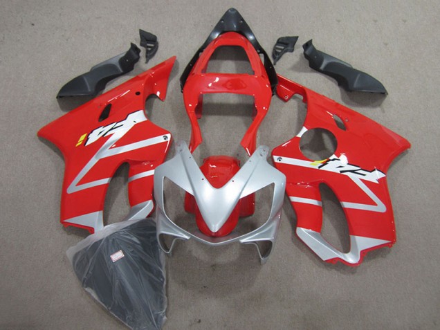 Red Silver 2001-2003 Honda CBR600 F4i Motorcycle Fairings Red Silver 2001-2003 Honda CBR600 F4i Motorcycle Fairings
