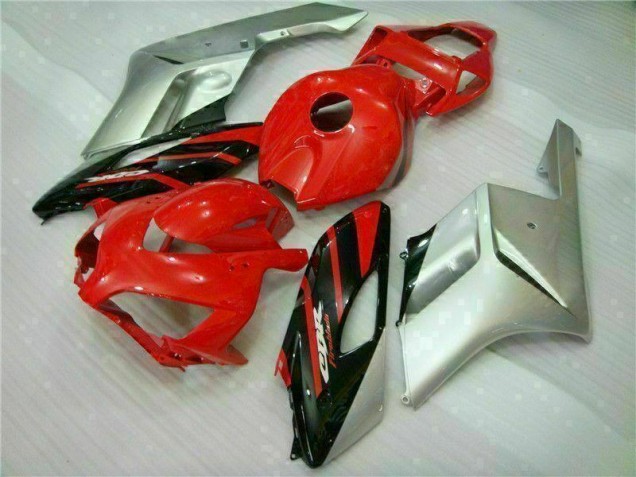 Red Silver 2004-2005 Honda CBR1000RR Motorcycle Fairings Red Silver 2004-2005 Honda CBR1000RR Motorcycle Fairings