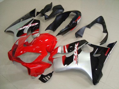 Red Silver 2004-2007 Honda CBR600 F4i Motorcycle Fairings