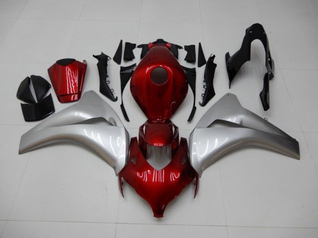 Red Silver 2008-2011 Honda CBR1000RR Motorcycle Fairing