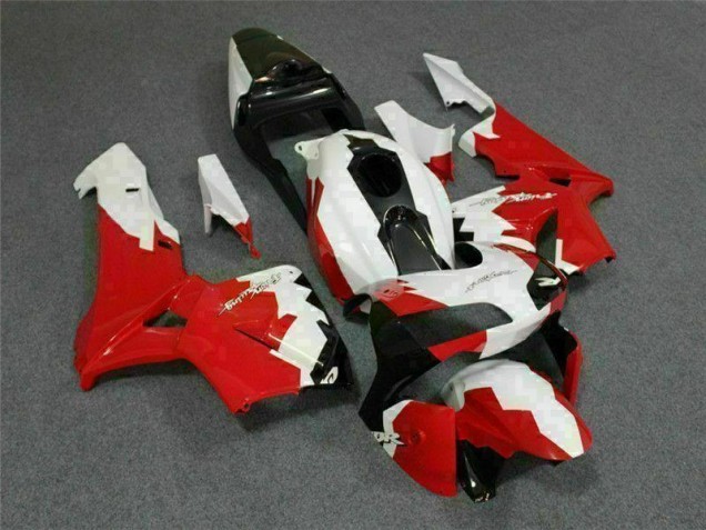 Red White 2003-2004 Honda CBR600RR Motorcycle Fairing Red White 2003-2004 Honda CBR600RR Motorcycle Fairing