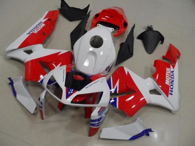 Red White 2005-2006 Honda CBR600RR Motorcycle Fairing