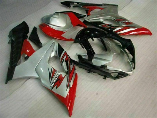 Red White 2005-2006 Suzuki GSXR 1000 Motorcycle Bodywork Red White 2005-2006 Suzuki GSXR 1000 Motorcycle Bodywork