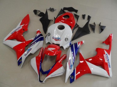 Red White 2007-2008 Honda CBR600RR Motorcycle Bodywork