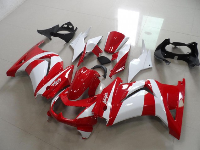 Red White 2008-2012 Kawasaki ZX250R Motorcycle Fairings Red White 2008-2012 Kawasaki ZX250R Motorcycle Fairings