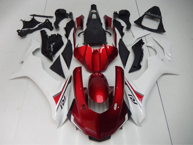 Red White 2015-2019 Yamaha YZF R1 Motorcycle Fairing Red White 2015-2019 Yamaha YZF R1 Motorcycle Fairing