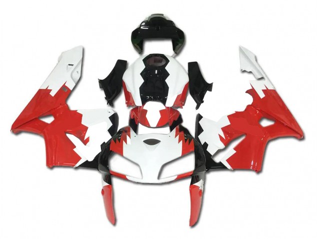 Red White Black 2005-2006 Honda CBR600RR Motorcycle Bodywork Red White Black 2005-2006 Honda CBR600RR Motorcycle Bodywork