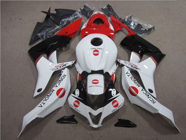 Red White Black Konica Minolta 2007-2008 Honda CBR600RR Motorcycle Fairings Red White Black Konica Minolta 2007-2008 Honda CBR600RR Motorcycle Fairings
