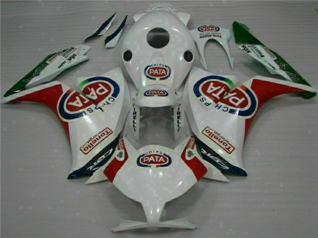Red White PATA 2012-2016 Honda CBR1000RR Motorcycle Fairing Red White PATA 2012-2016 Honda CBR1000RR Motorcycle Fairing