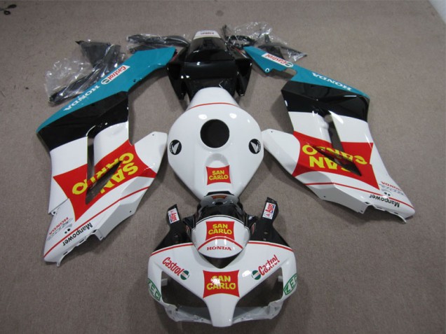 San Carlo Castrol 2004-2005 Honda CBR1000RR Motorcycle Fairing San Carlo Castrol 2004-2005 Honda CBR1000RR Motorcycle Fairing