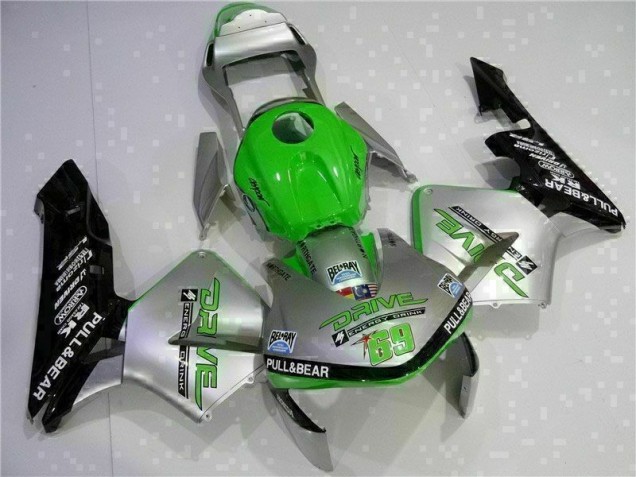 Silver 2003-2004 Honda CBR600RR Motorcycle Fairings Silver 2003-2004 Honda CBR600RR Motorcycle Fairings