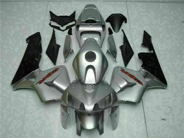 Silver 2005-2006 Honda CBR600RR Motorcycle Fairings Silver 2005-2006 Honda CBR600RR Motorcycle Fairings