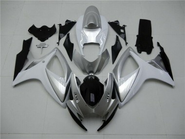 Silver 2006-2007 Suzuki GSXR 600/750 Motorcycle Fairing