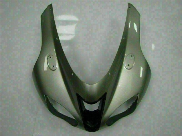 Silver 2007-2008 Kawasaki ZX6R Motorcycle Fairings Silver 2007-2008 Kawasaki ZX6R Motorcycle Fairings
